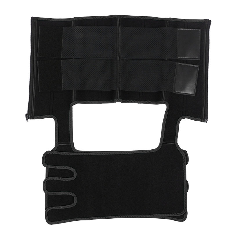 Neoprene Waist Trainer Thigh Shaper with Leather Labels MHW100120B