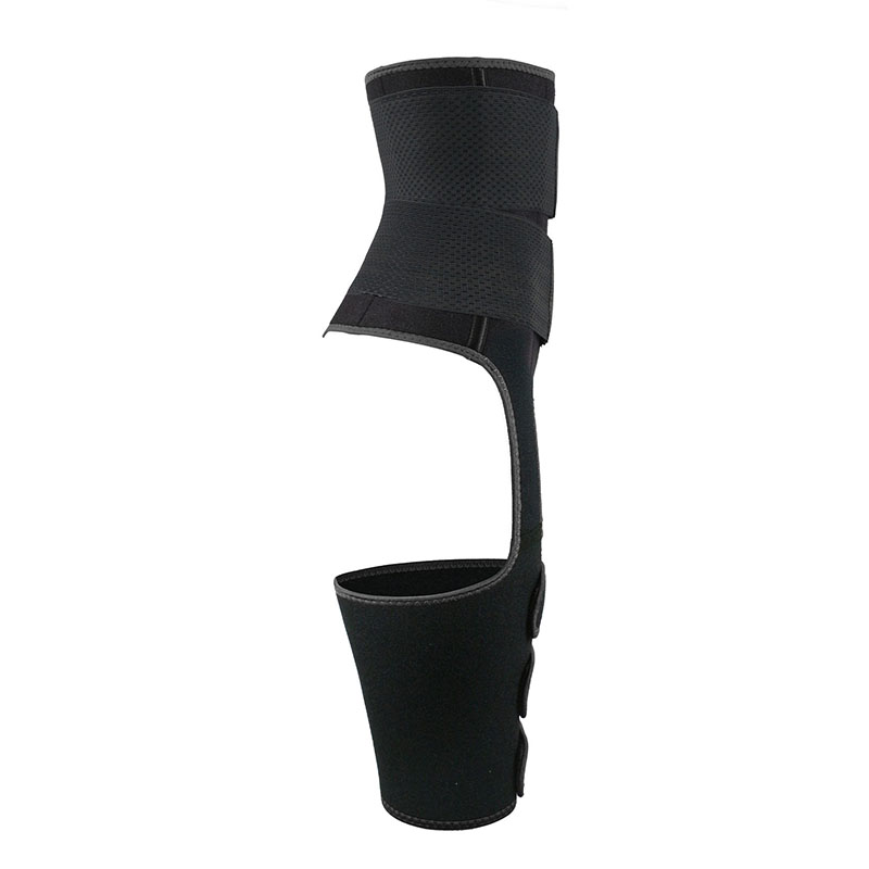 Neoprene Waist Trainer Thigh Shaper with Leather Labels MHW100120B