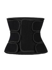 Detachable Three Belts Ok Fabric Black Color Trimmer Belt MHW100123B
