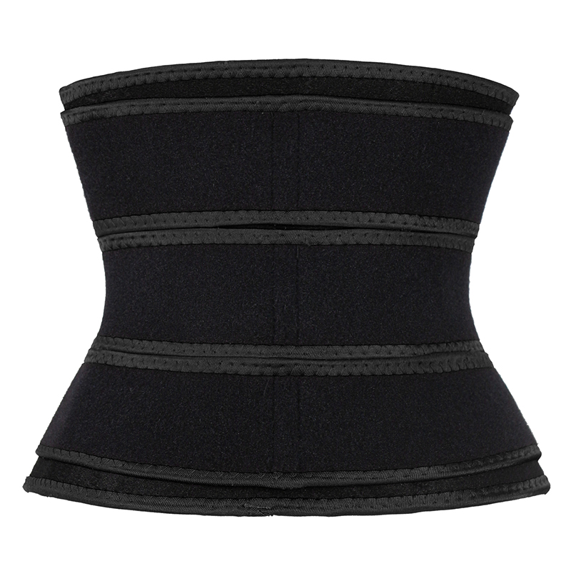 Detachable Three Belts Ok Fabric Black Color Trimmer Belt MHW100123B