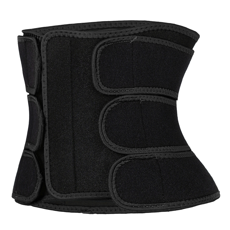 Detachable Three Belts Ok Fabric Black Color Trimmer Belt MHW100123B