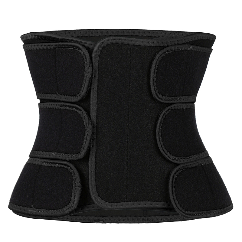 Detachable Three Belts Ok Fabric Black Color Trimmer Belt MHW100123B