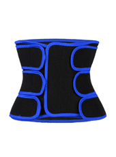 Detachable Three Belts Ok Fabric Blue Color Trimmer Belt MHW100123BL