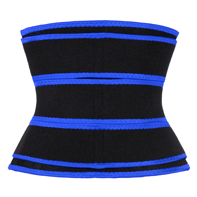 Detachable Three Belts Ok Fabric Blue Color Trimmer Belt MHW100123BL