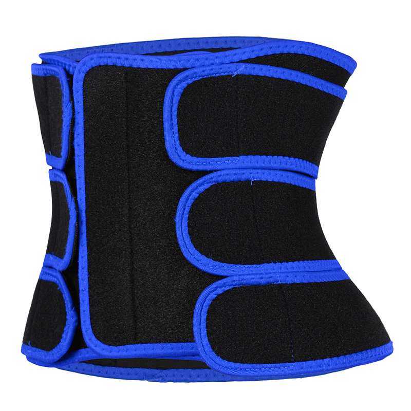 Detachable Three Belts Ok Fabric Blue Color Trimmer Belt MHW100123BL