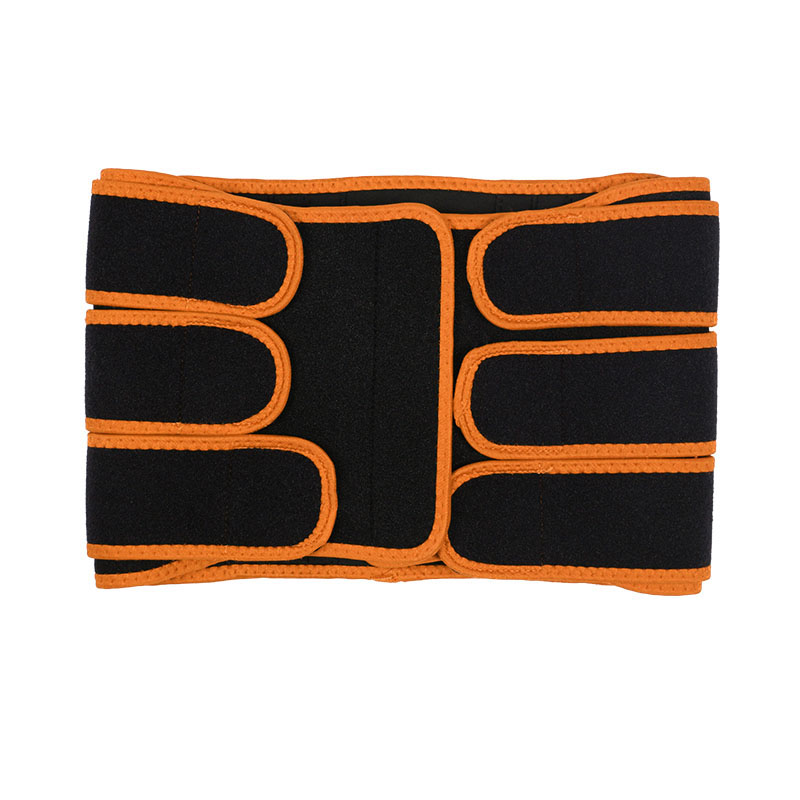 Detachable Three Belts Ok Fabric Orange Color Trimmer Belt MHW100123O