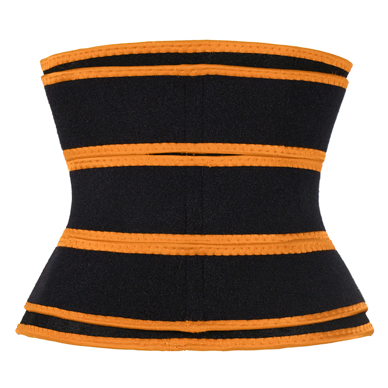 Detachable Three Belts Ok Fabric Orange Color Trimmer Belt MHW100123O