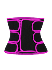 Detachable Three Belts Ok Fabric Pink Color Trimmer Belt MHW100123P