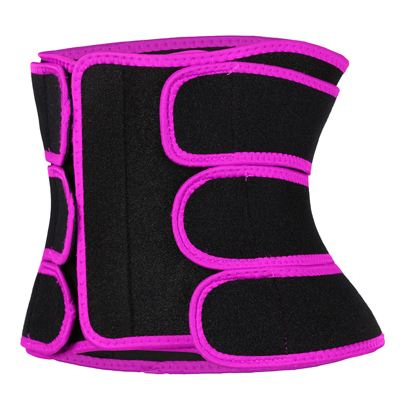 Detachable Three Belts Ok Fabric Pink Color Trimmer Belt MHW100123P