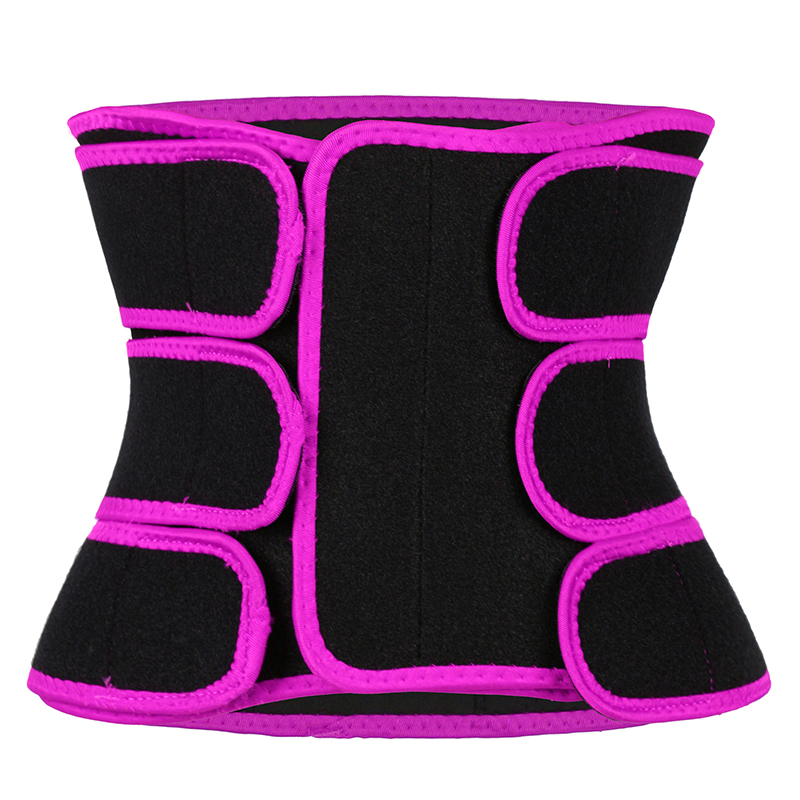 Detachable Three Belts Ok Fabric Pink Color Trimmer Belt MHW100123P