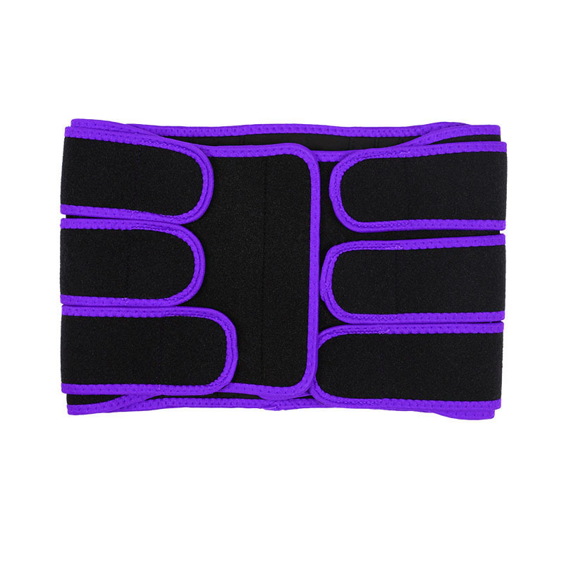 	Detachable Three Belts Ok Fabric Purple Color Trimmer Belt MHW100123PU