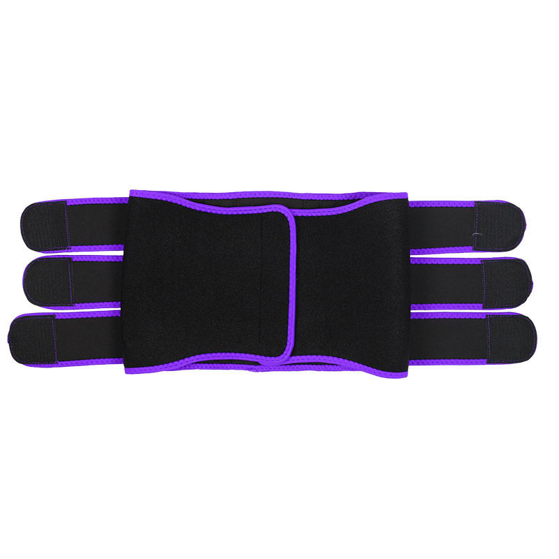 	Detachable Three Belts Ok Fabric Purple Color Trimmer Belt MHW100123PU
