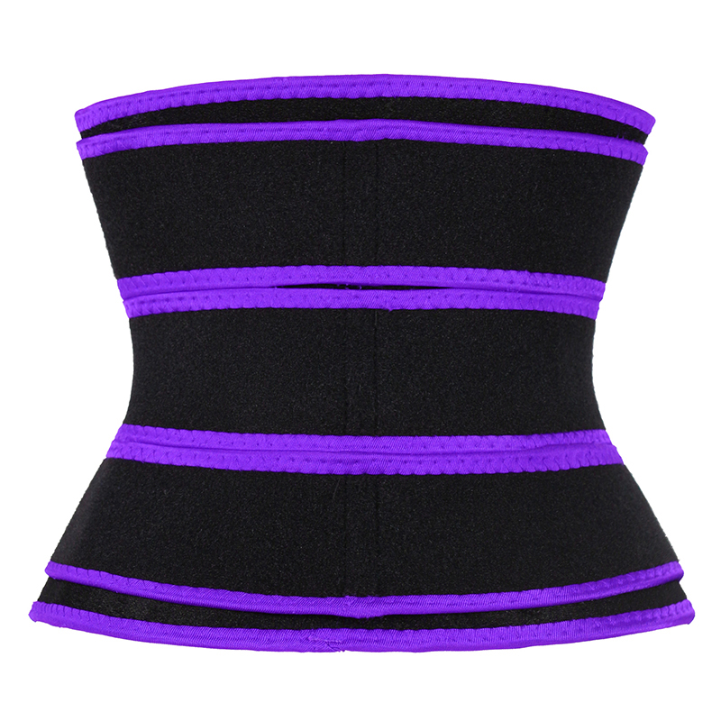 Detachable Three Belts Ok Fabric Purple Color Trimmer Belt MHW100123PU