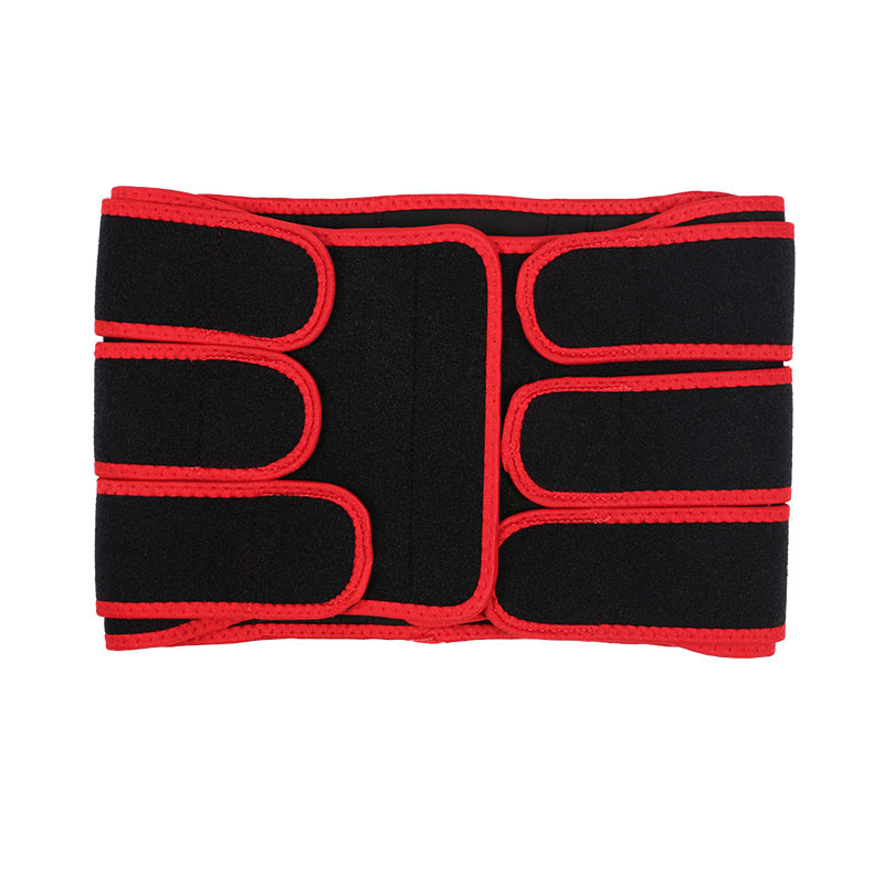 Detachable Three Belts Ok Fabric Red Color Trimmer Belt MHW100123R