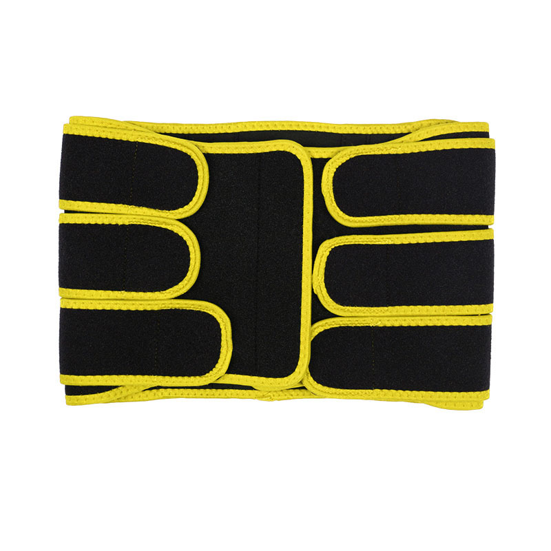 Detachable Three Belts Ok Fabric Yellow Color Trimmer Belt MHW100123Y
