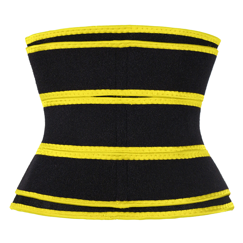 Detachable Three Belts Ok Fabric Yellow Color Trimmer Belt MHW100123Y