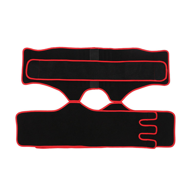 Red Neoprene Waist&Thigh Shaper with Single Detachable Belt MHW100118R