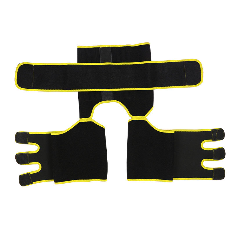 Yellow Neoprene Waist&Thigh Shaper with Single Detachable Belt MHW100118Y