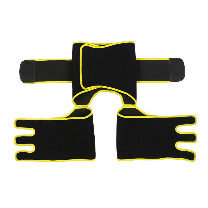 Yellow Neoprene Waist&Thigh Shaper with Single Detachable Belt MHW100118Y