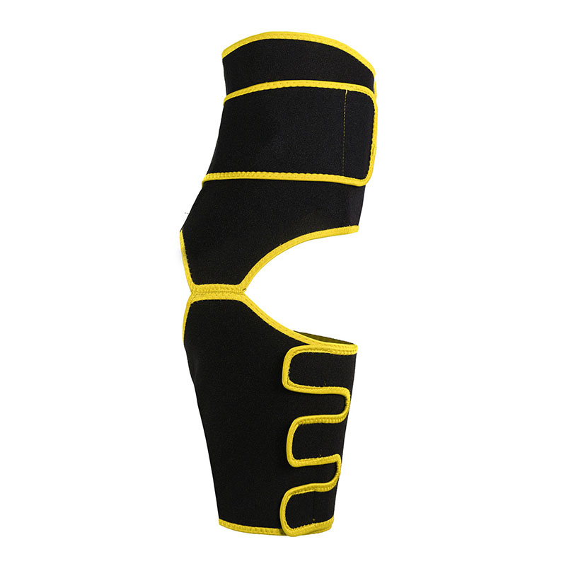 Yellow Neoprene Waist&Thigh Shaper with Single Detachable Belt MHW100118Y