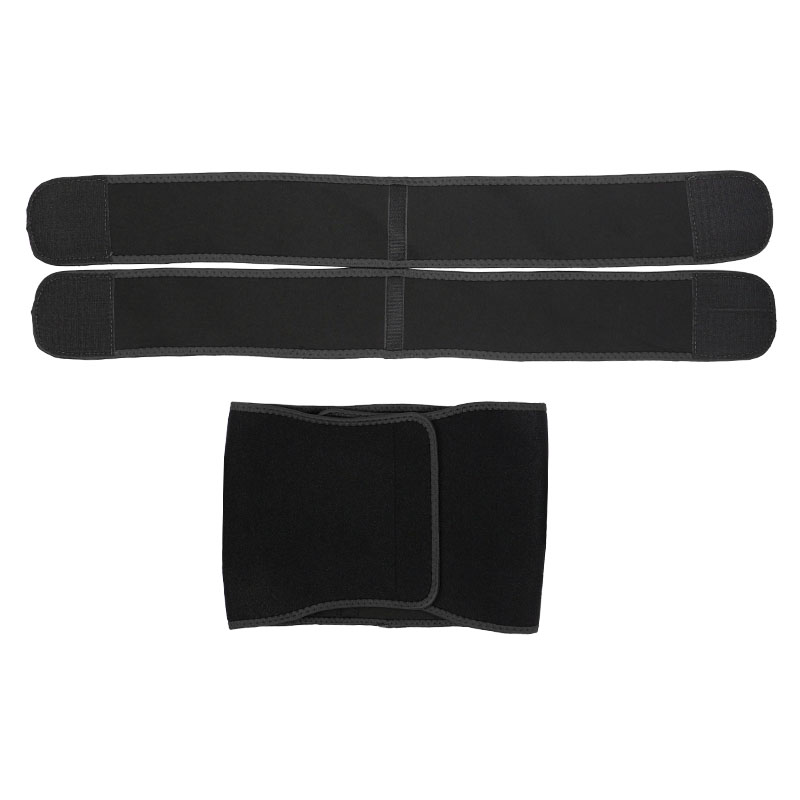 Detachable Two Belts Ok Fabric Black Color Trimmer Belt MHW100122B