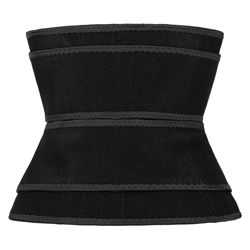 Detachable Two Belts Ok Fabric Black Color Trimmer Belt MHW100122B