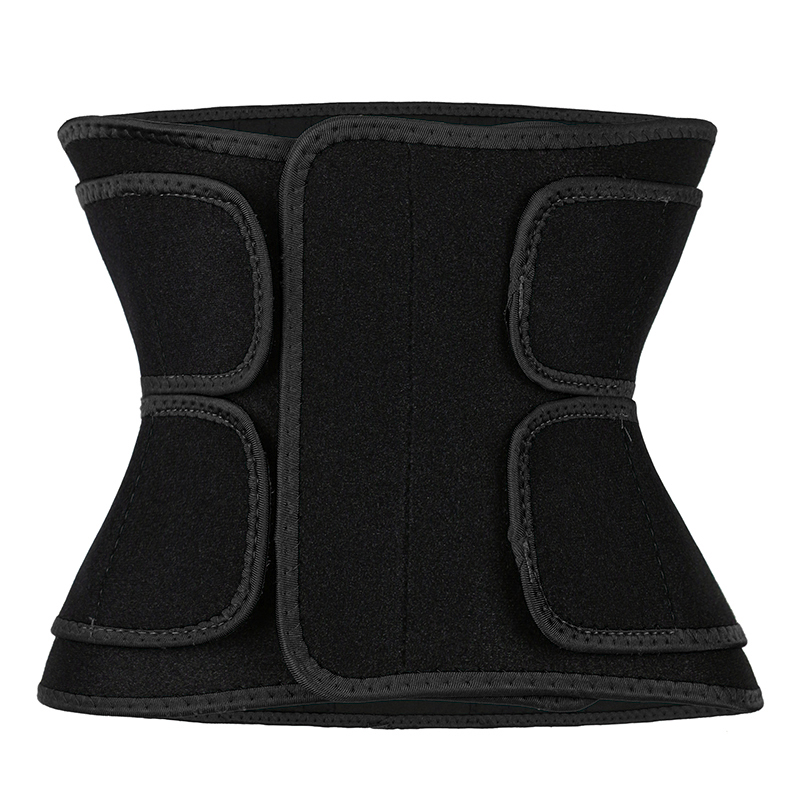 Detachable Two Belts Ok Fabric Black Color Trimmer Belt MHW100122B