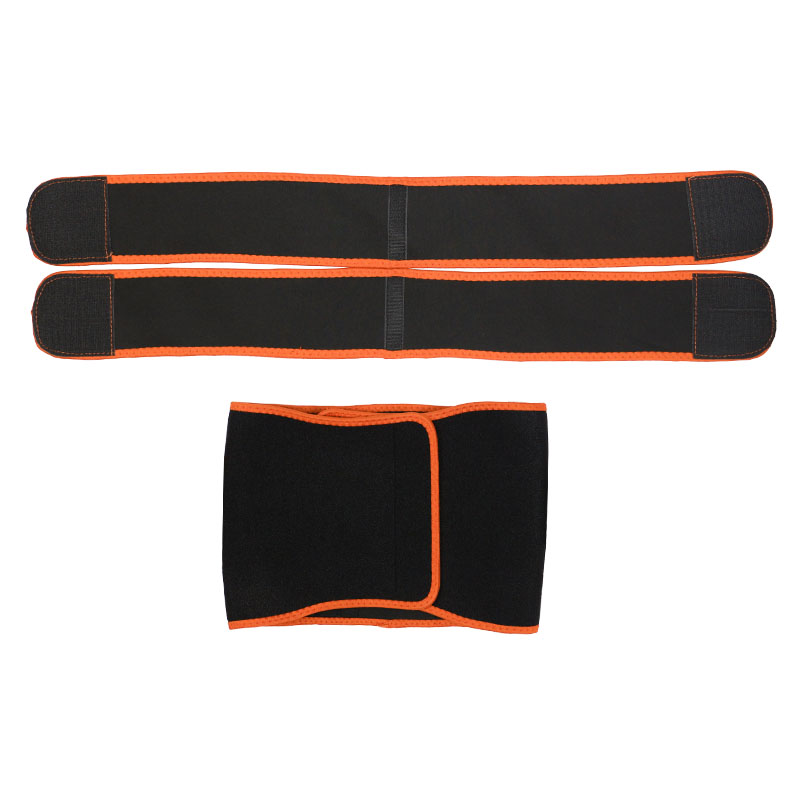 Detachable Two Belts Ok Fabric Orange Color Trimmer Belt MHW100122O