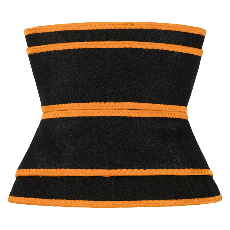 Detachable Two Belts Ok Fabric Orange Color Trimmer Belt MHW100122O