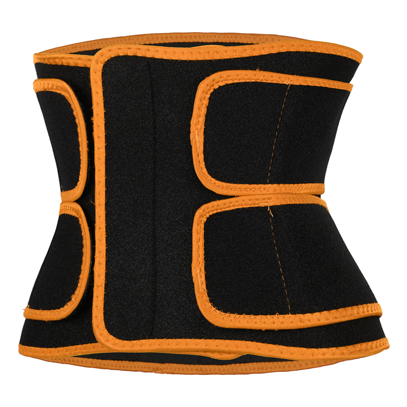 Detachable Two Belts Ok Fabric Orange Color Trimmer Belt MHW100122O
