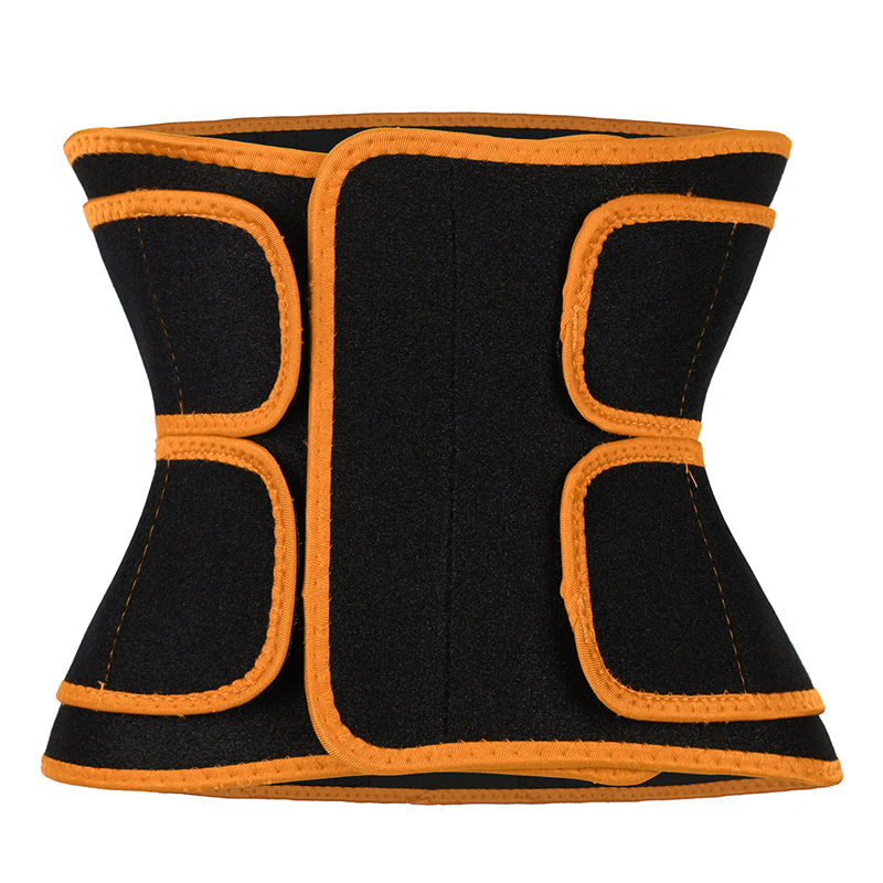Detachable Two Belts Ok Fabric Orange Color Trimmer Belt MHW100122O