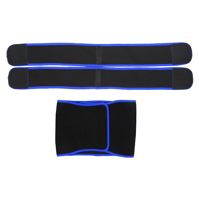 Detachable Two Belts Ok Fabric Blue Color Trimmer Belt MHW100122BL