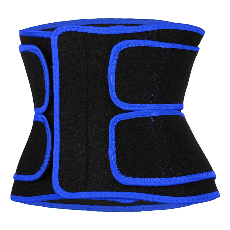 Detachable Two Belts Ok Fabric Blue Color Trimmer Belt MHW100122BL