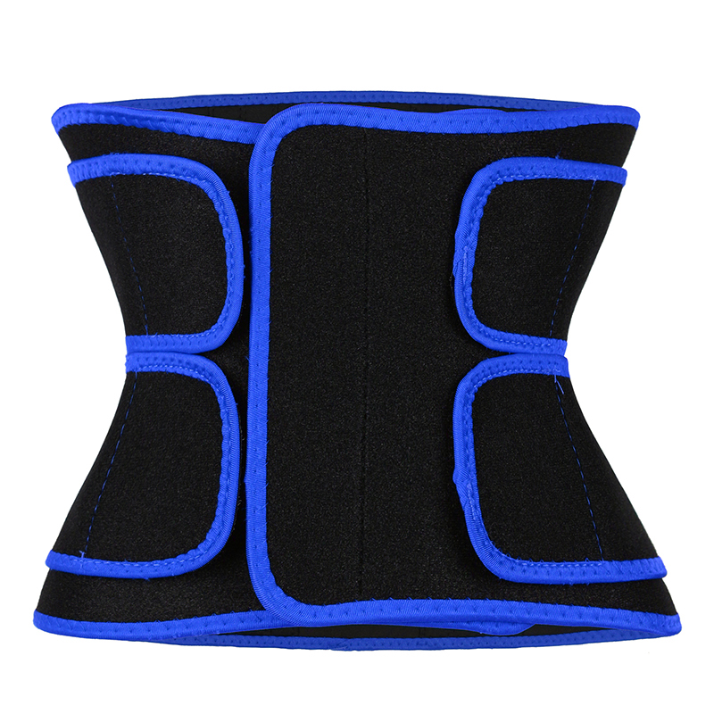 Detachable Two Belts Ok Fabric Blue Color Trimmer Belt MHW100122BL