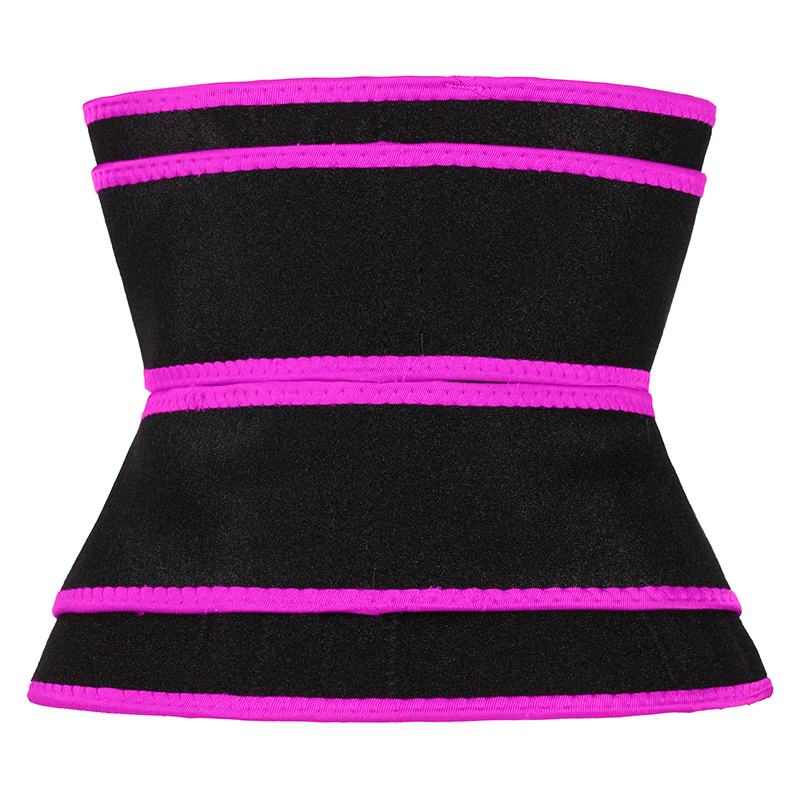 Detachable Two Belts Ok Fabric Pink Color Trimmer Belt MHW100122P
