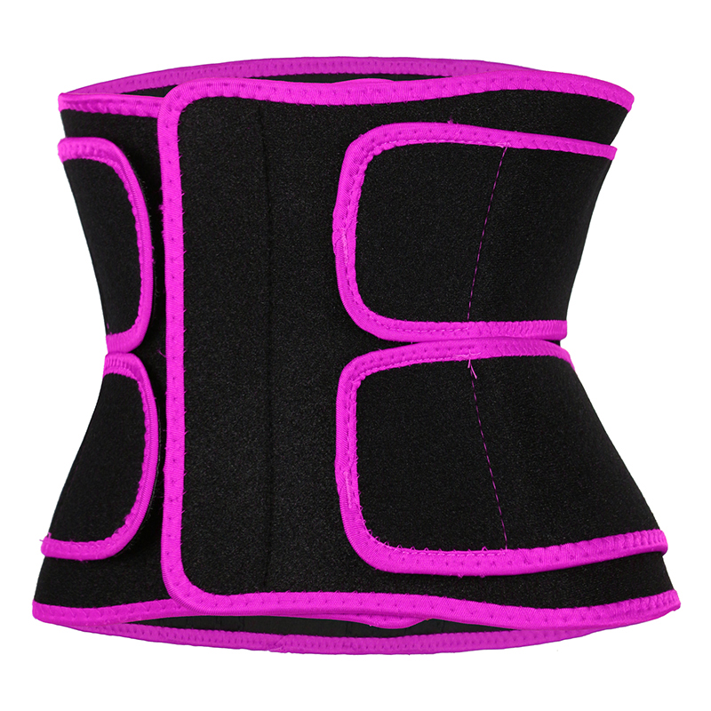 Detachable Two Belts Ok Fabric Pink Color Trimmer Belt MHW100122P