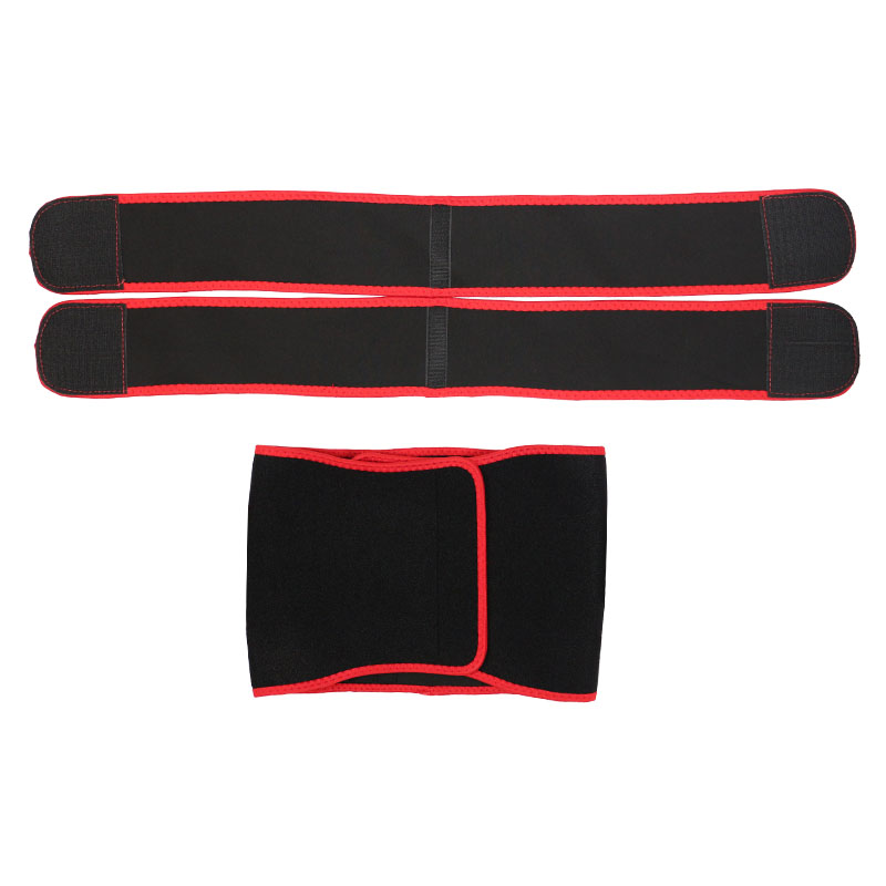 Detachable Two Belts Ok Fabric Red Color Trimmer Belt MHW100122R