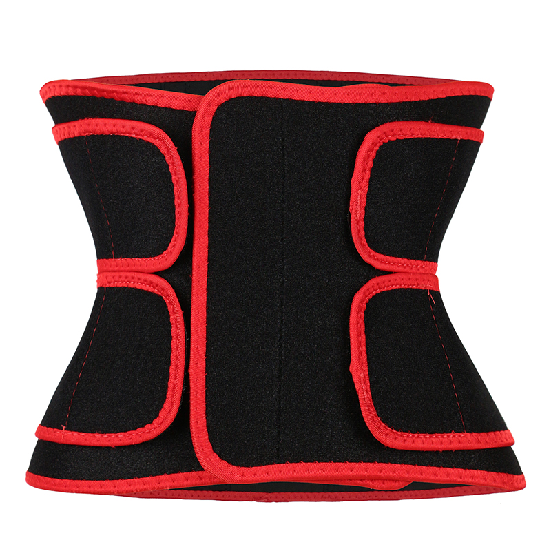 Detachable Two Belts Ok Fabric Red Color Trimmer Belt MHW100122R