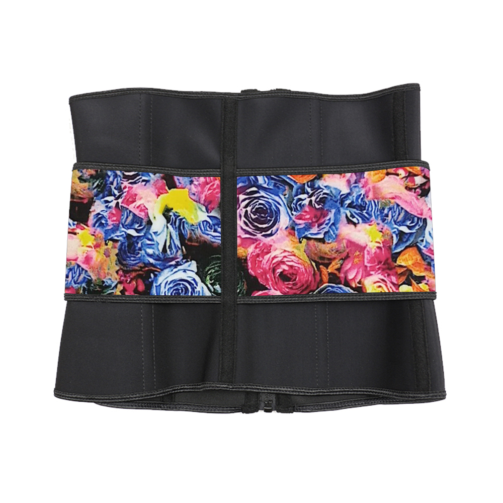 Floral Latex Waist Trainer Shaper Belt XS-3XL MH1680