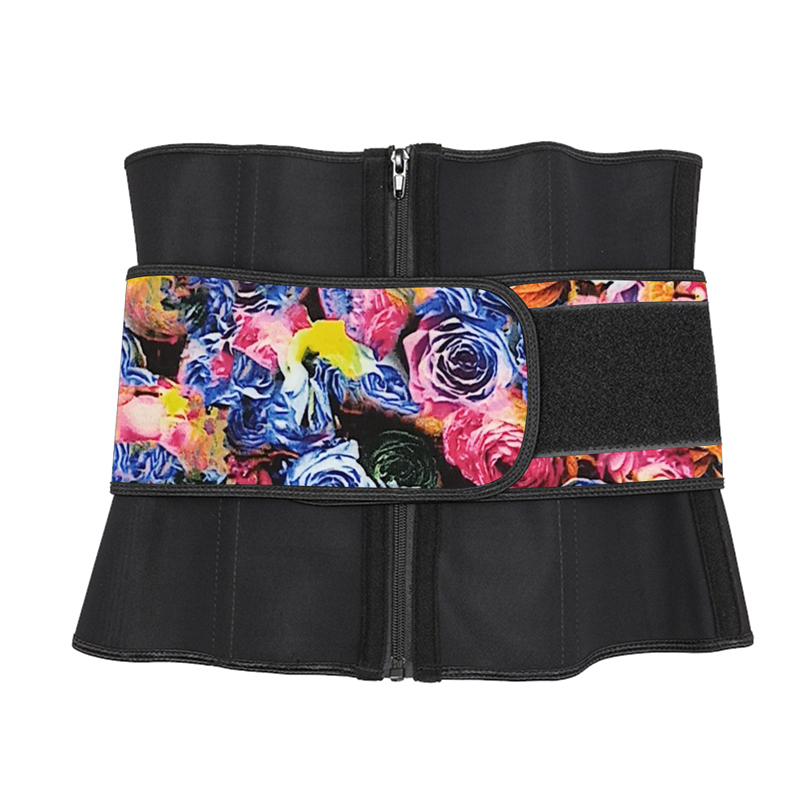 Floral Latex Waist Trainer Shaper Belt XS-3XL MH1680