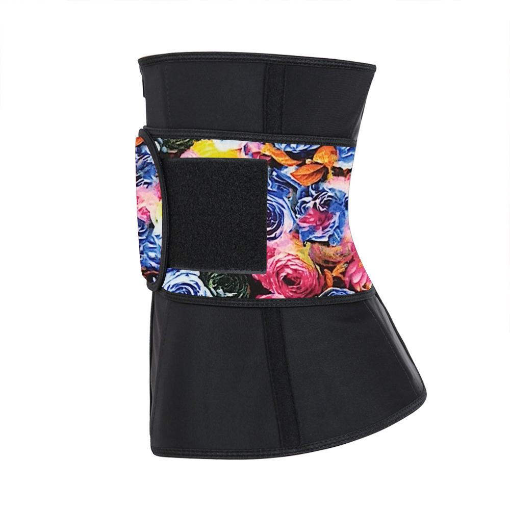 Floral Latex Waist Trainer Shaper Belt XS-3XL MH1680