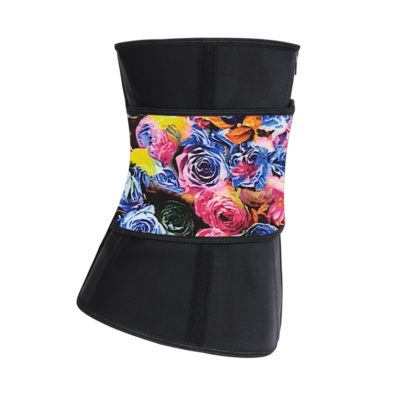 Floral Latex Waist Trainer Shaper Belt XS-3XL MH1680