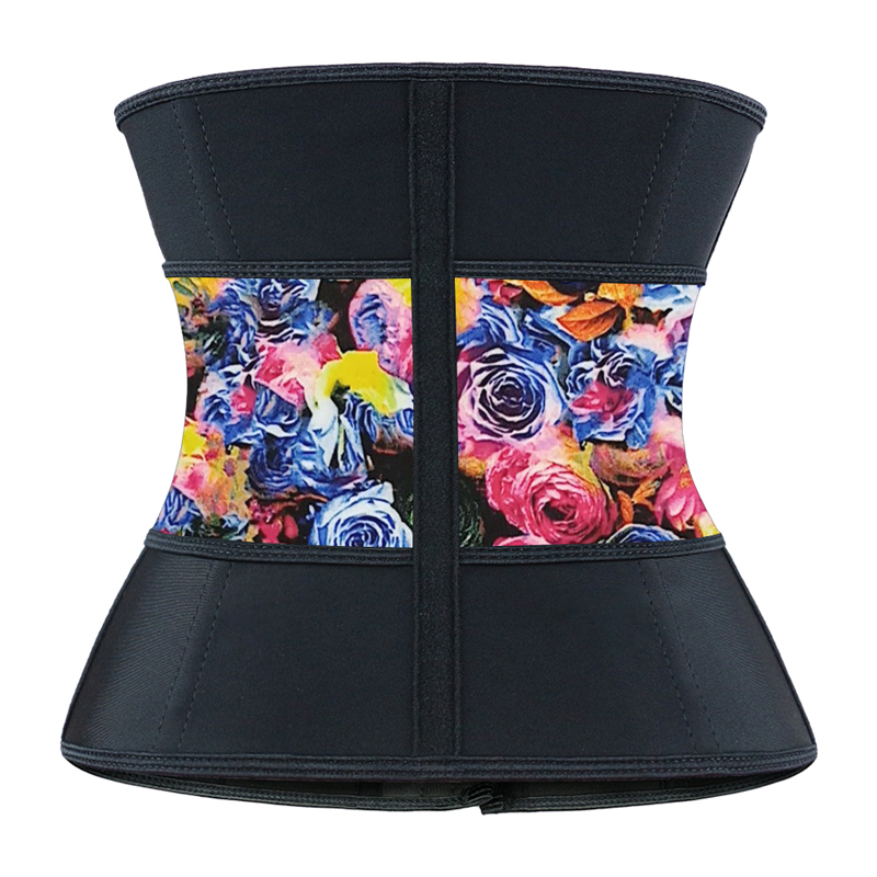 Floral Latex Waist Trainer Shaper Belt XS-3XL MH1680