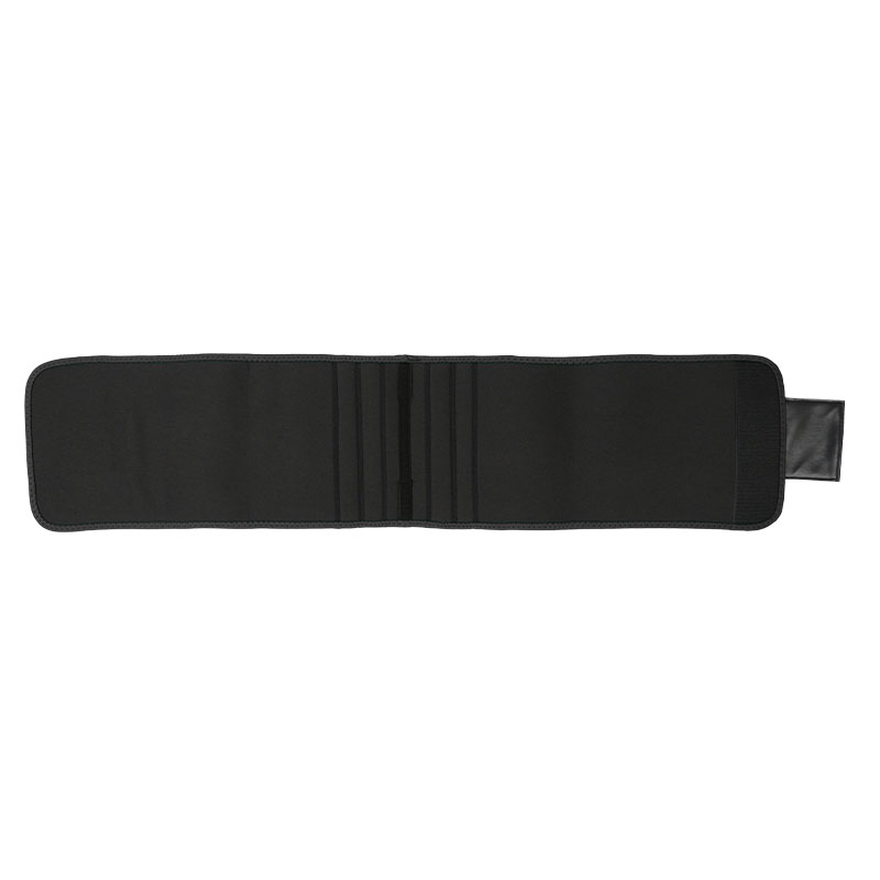 Black Waist Trimmer with Loop Slide Buckle MHW100116B