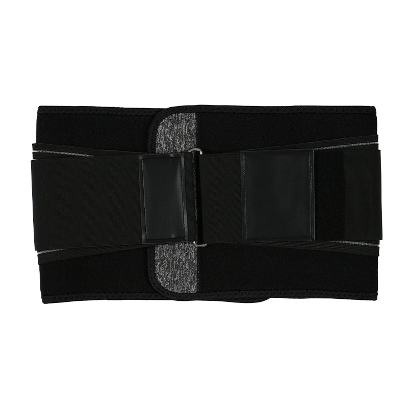 Black Waist Trimmer with Loop Slide Buckle MHW100116B