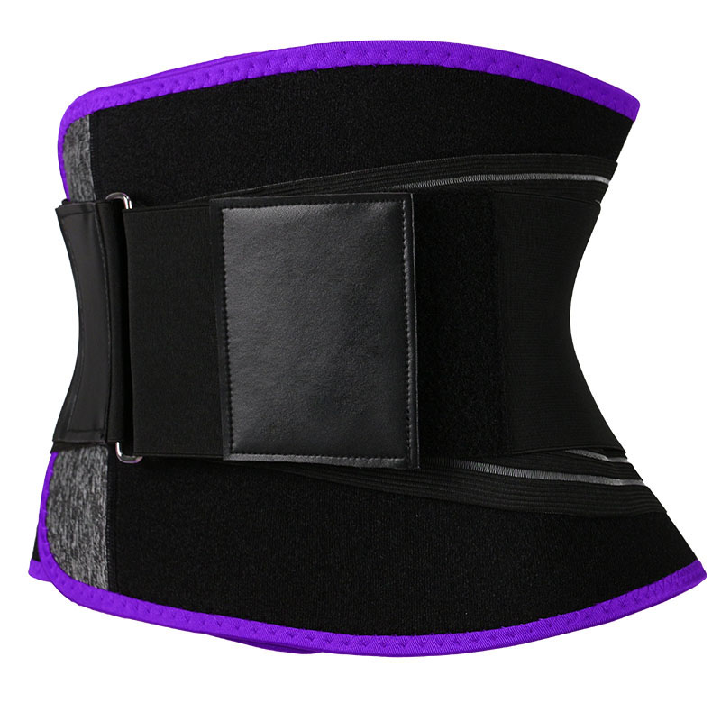 Purple Waist Trimmer with Loop Slide Buckle MHW100116PU