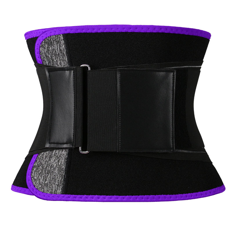 Purple Waist Trimmer with Loop Slide Buckle MHW100116PU
