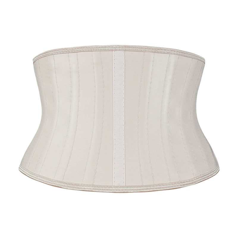 Nude 7 Inches 25 Steel Bone Smooth Latex Waist Trainer MH1943N