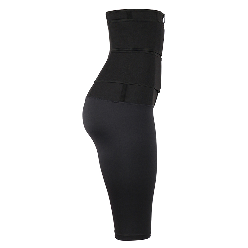 9-steel bone Neoprene double belt five-point jumpsuit bodyshaper MHW100133B