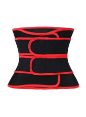 Red Neoprene Double Belt  MHW100127R 